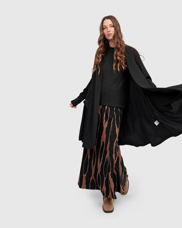 alembika-essential-cardi-jacke-schwarz-a-linie-midil-nge image 7