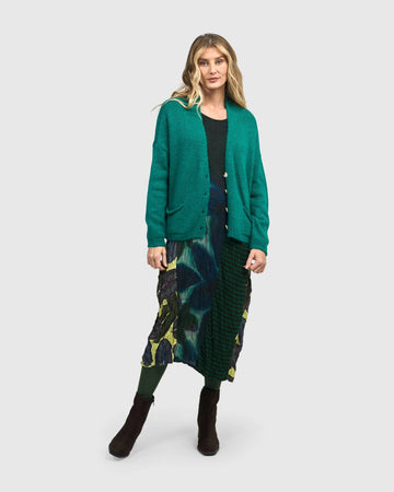 alembika-diana-cropped-cardigan-t-rkis-kurze-strickjacke-mit-kn-pfen image 5