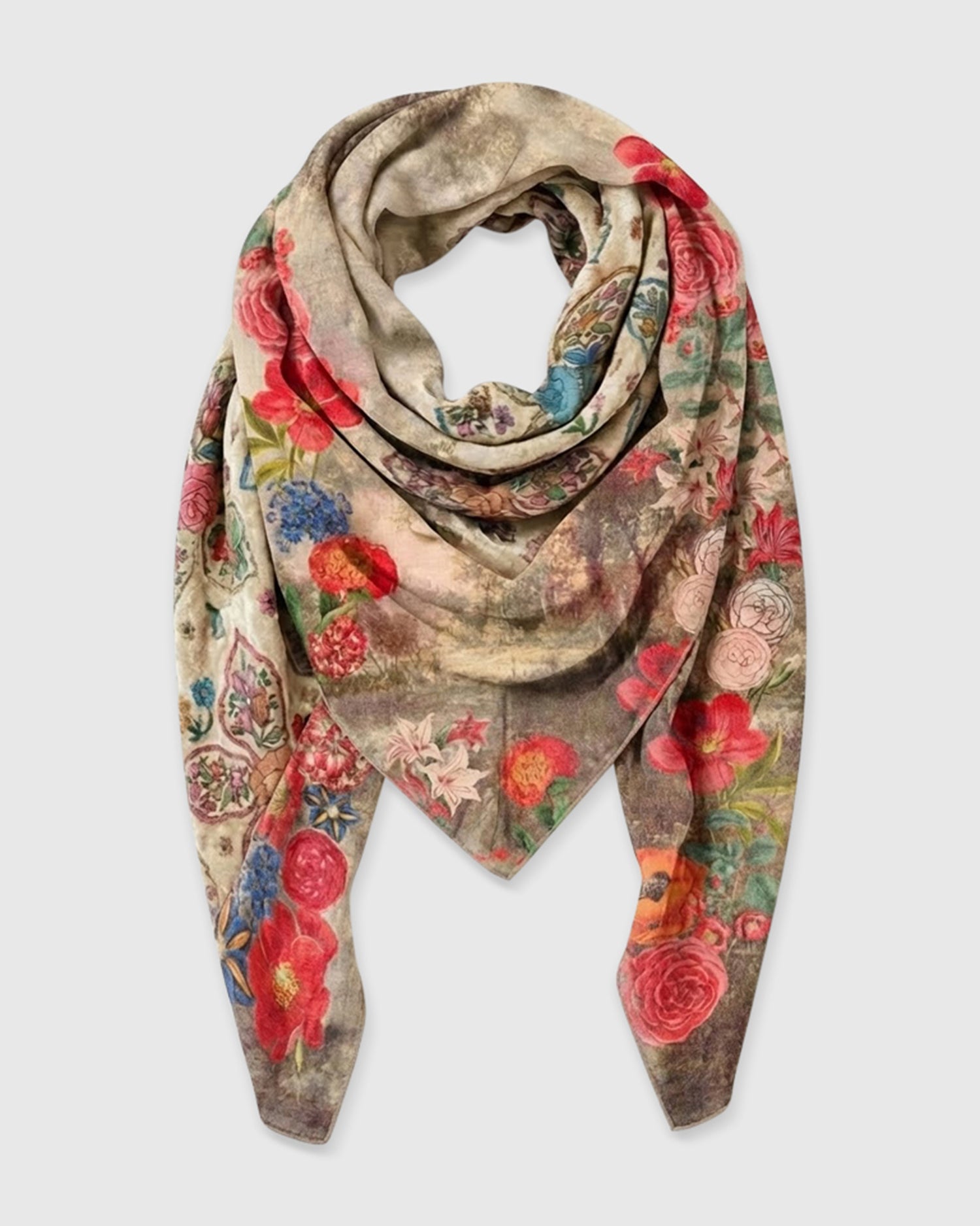 alembika-deckle-schal-74-beige-bloom-floral image 2