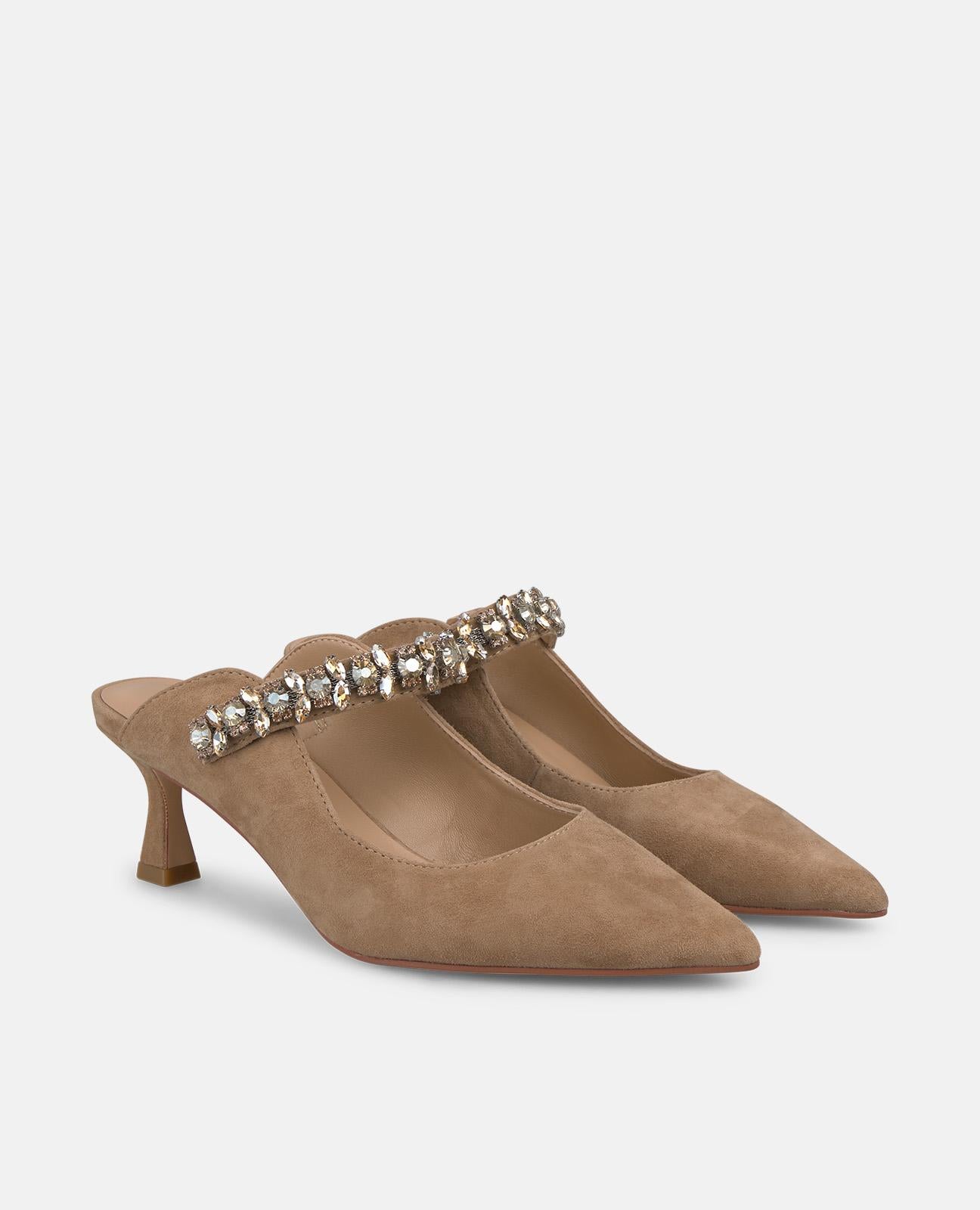 alma-en-pena-high-heel-slingback-camel-6-cm-strass image 2