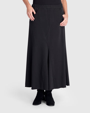 alembika-terry-pieced-maxi-rock-schwarz image 4
