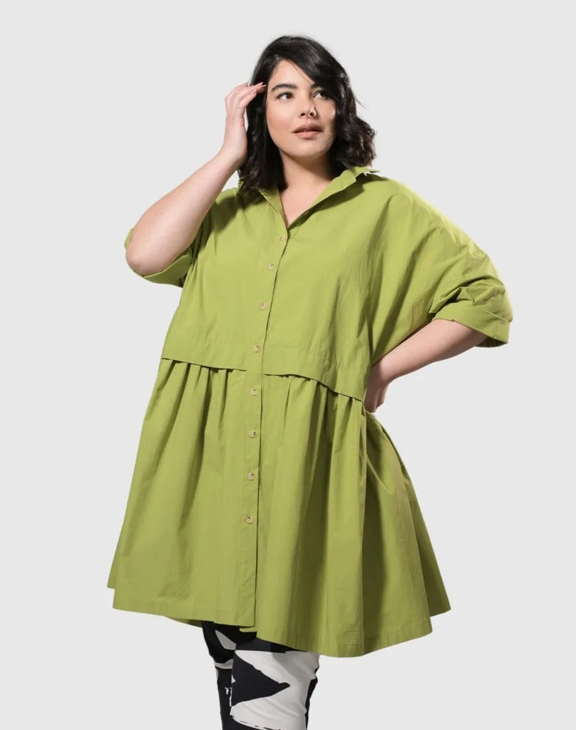 alembika-urban-callie-babydoll-kleid-gr-n image 1