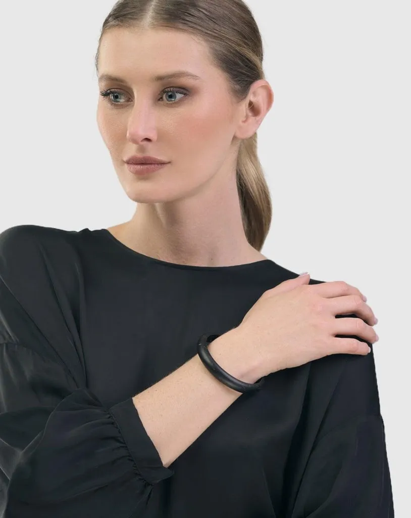 alembika-monochrome-bangle-armband-marmor-grau-schwarz image 1