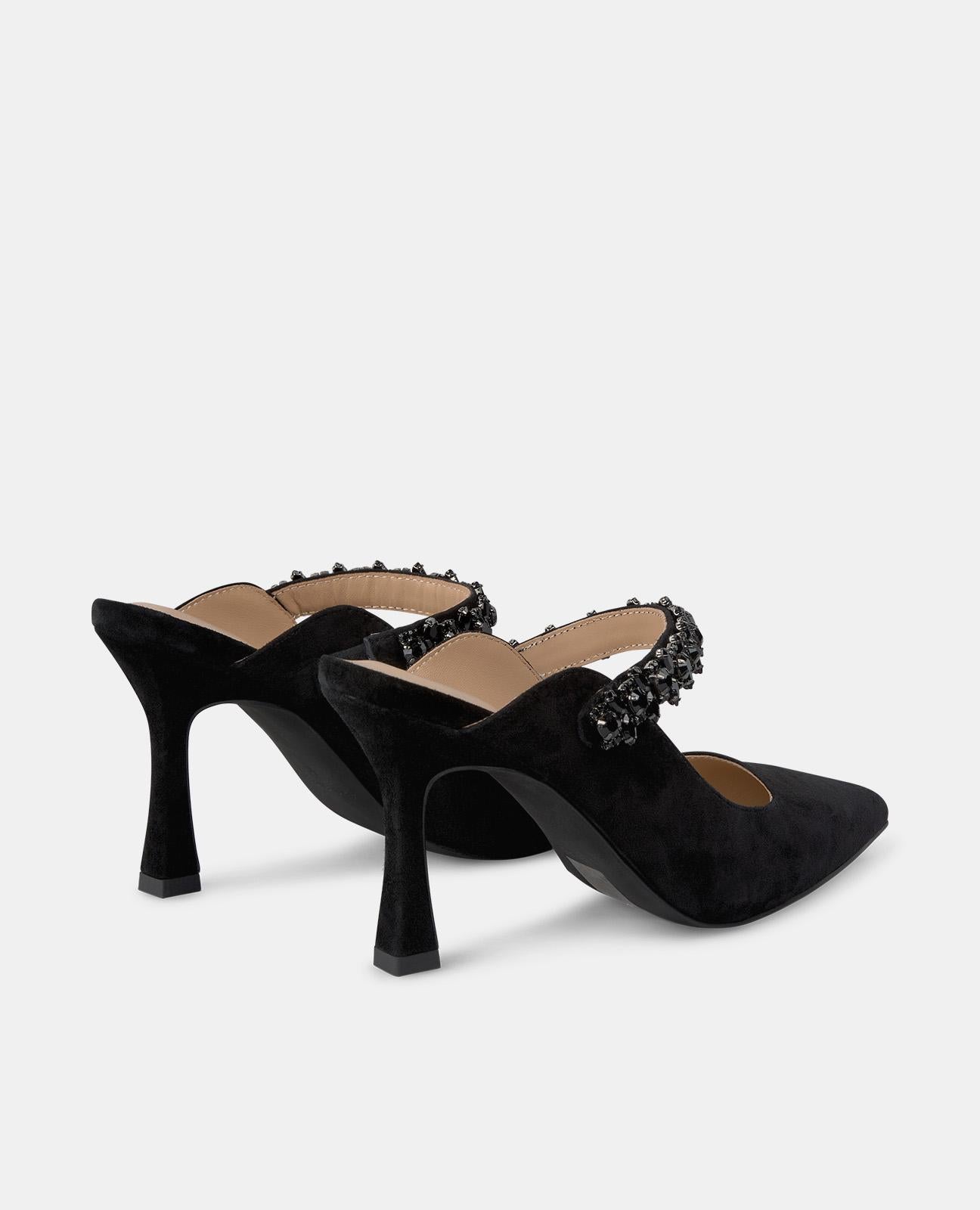 alma-en-pena-rhinestones-heeled-shoe-slingback-stiletto-schwarz-9-cm image 3