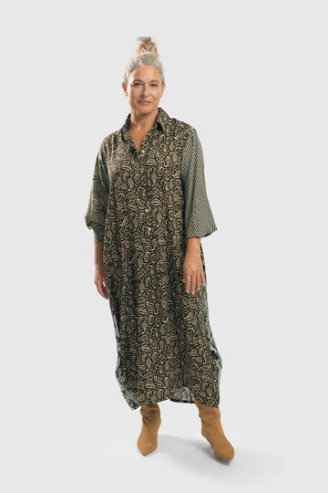 alembika-paisley-shirtdress-kleid-sage image 6