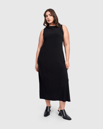 alembika-essential-column-dress-maxikleid-schwarz image 6
