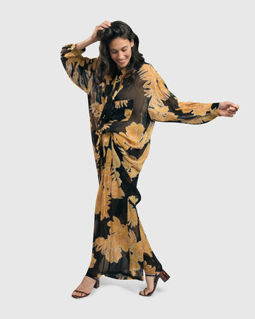 alembika-kauai-chiffon-palazzo-hose-gold image 2