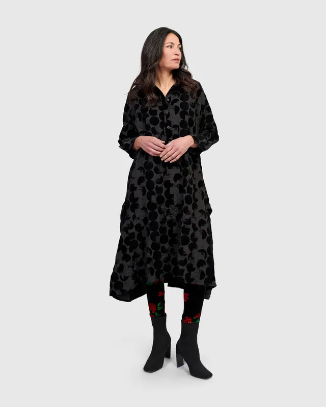 alembika-odessa-draped-shirtdress-crescent-hemdblusenkleid image 1