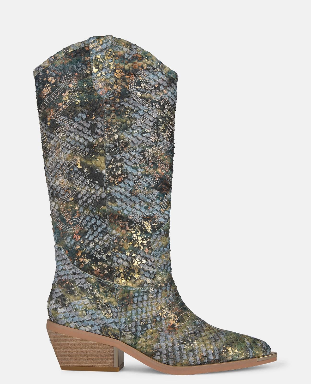 alma-en-pena-special-cowboy-boot-stiefel-blau-5-cm image 1