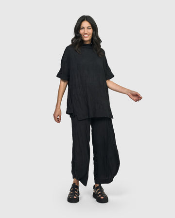 alembika-enigma-crinkle-punto-hose-schwarz image 6