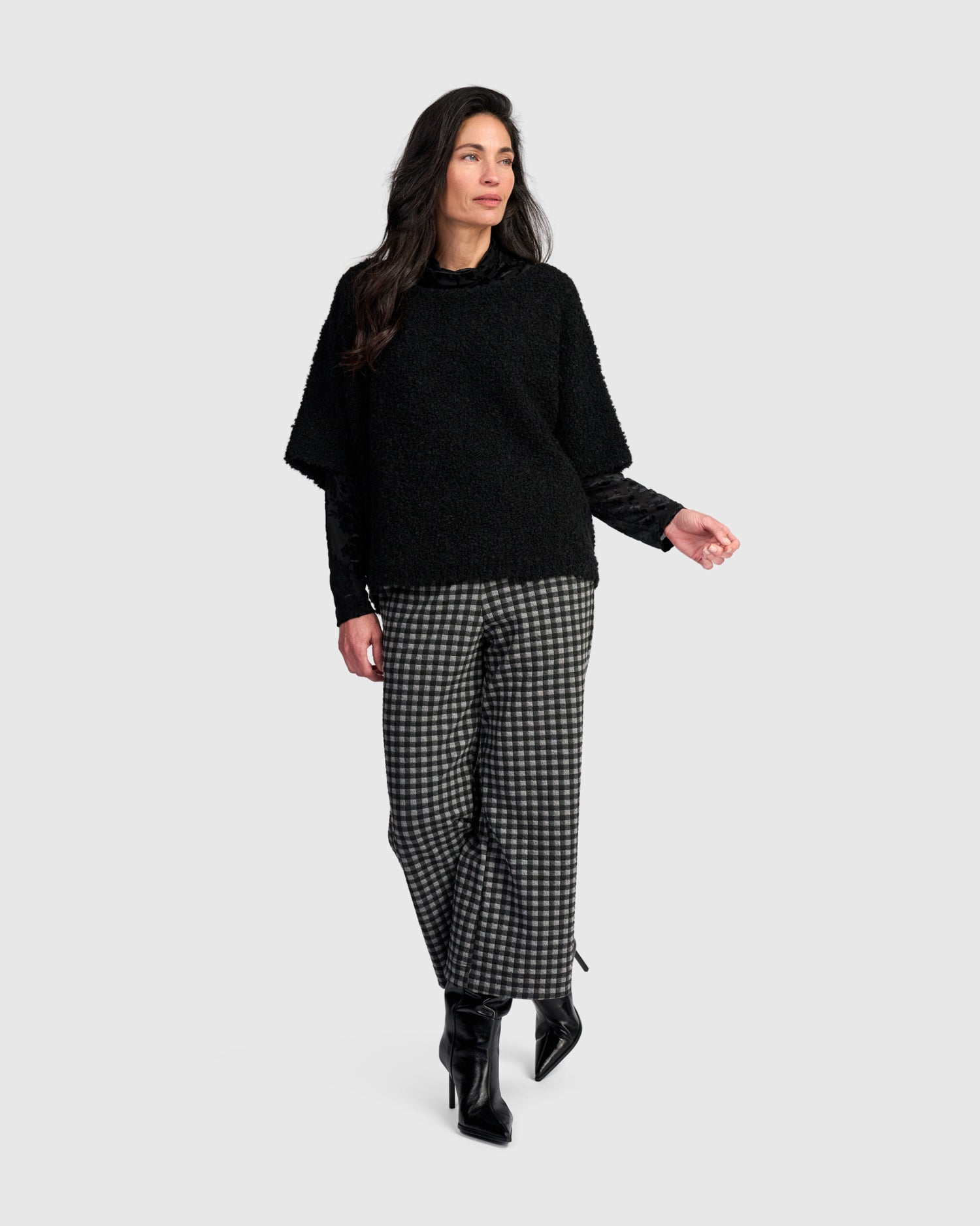 alembika-moment-crop-pant-graphite-check-damen image 6