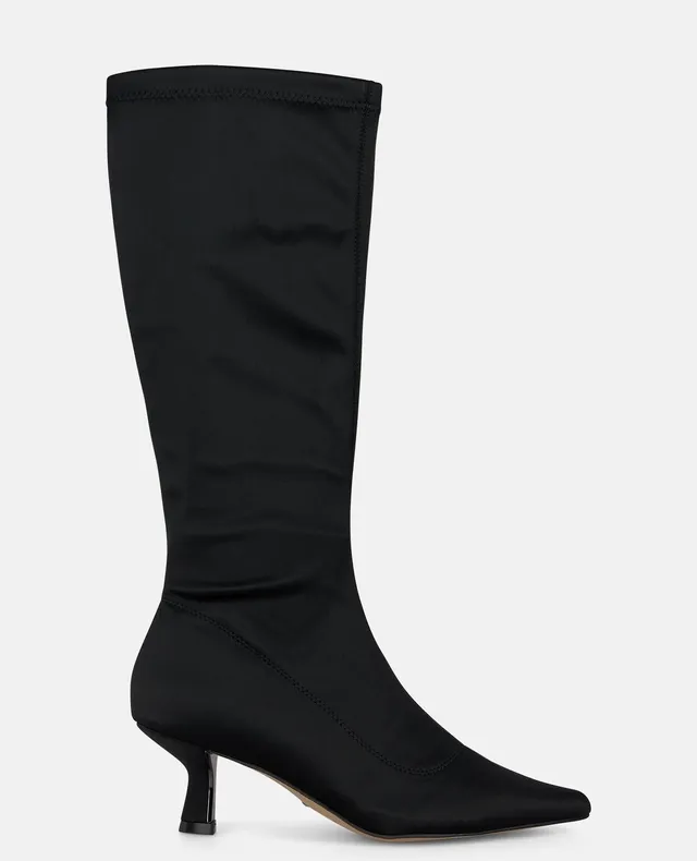 alma-en-pena-lycra-stiefel-mit-rei-verschluss-schwarz-trichterabsatz-5-5-cm image 1