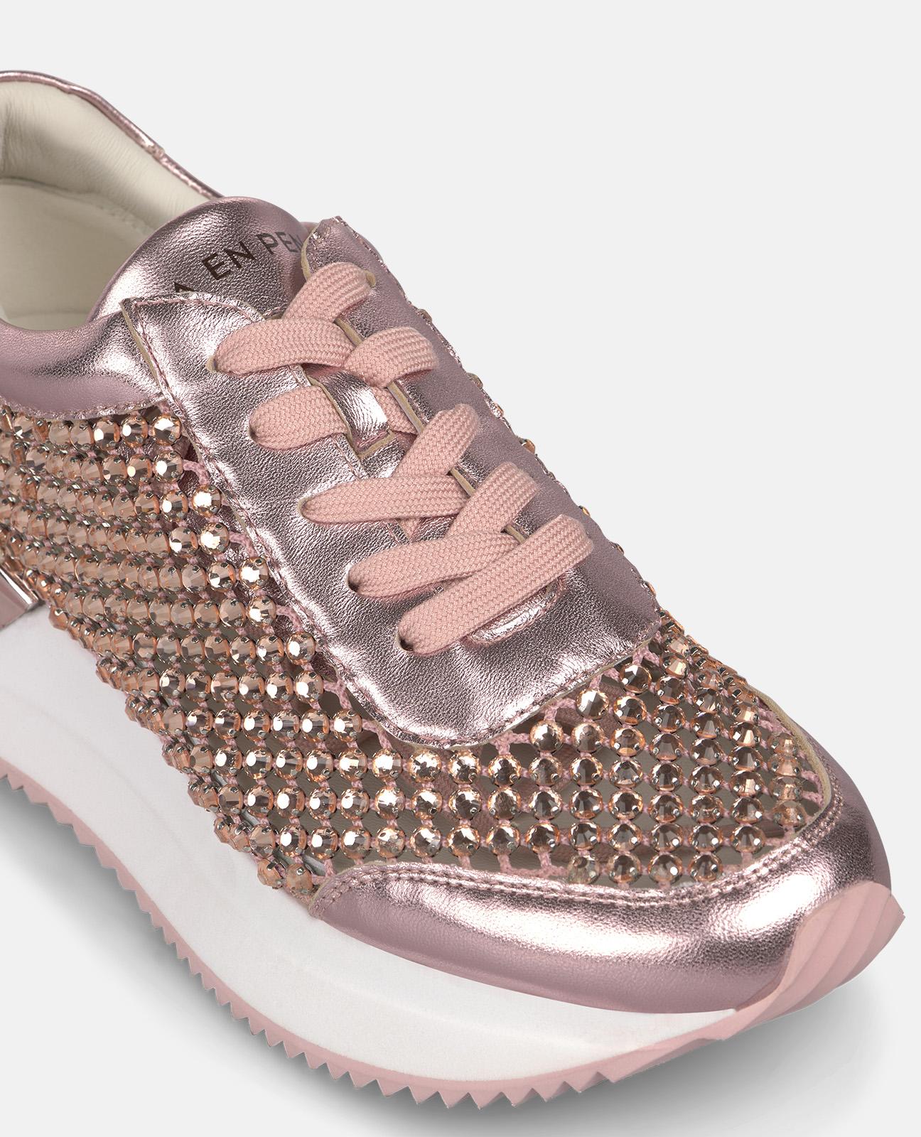 alma-en-pena-sports-platform-sneaker-metallic-rosa-4-5-cm-plateau image 4