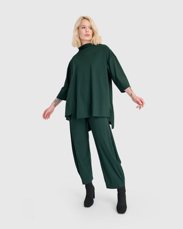 alembika-essential-tekbika-flow-pants-damen-hose-forest image 2