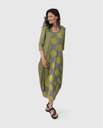 alembika-city-sizzle-midi-kleid-lime image 2