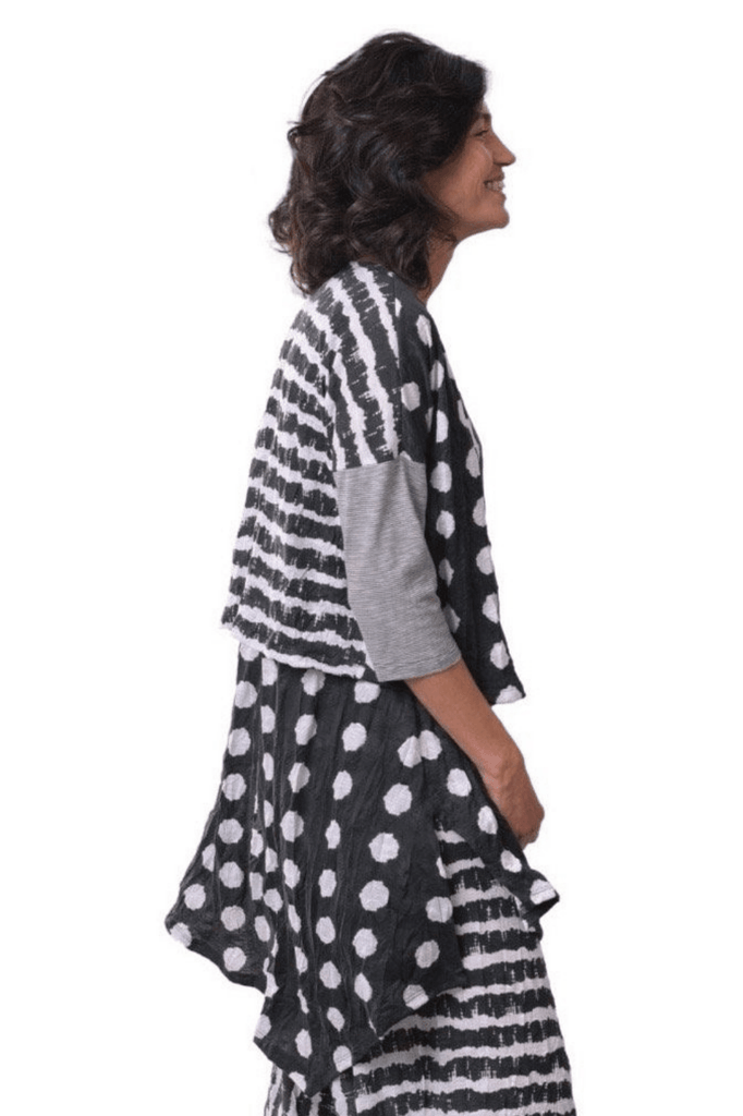 alembika-duet-crinkle-cardigan-charcoal image 1