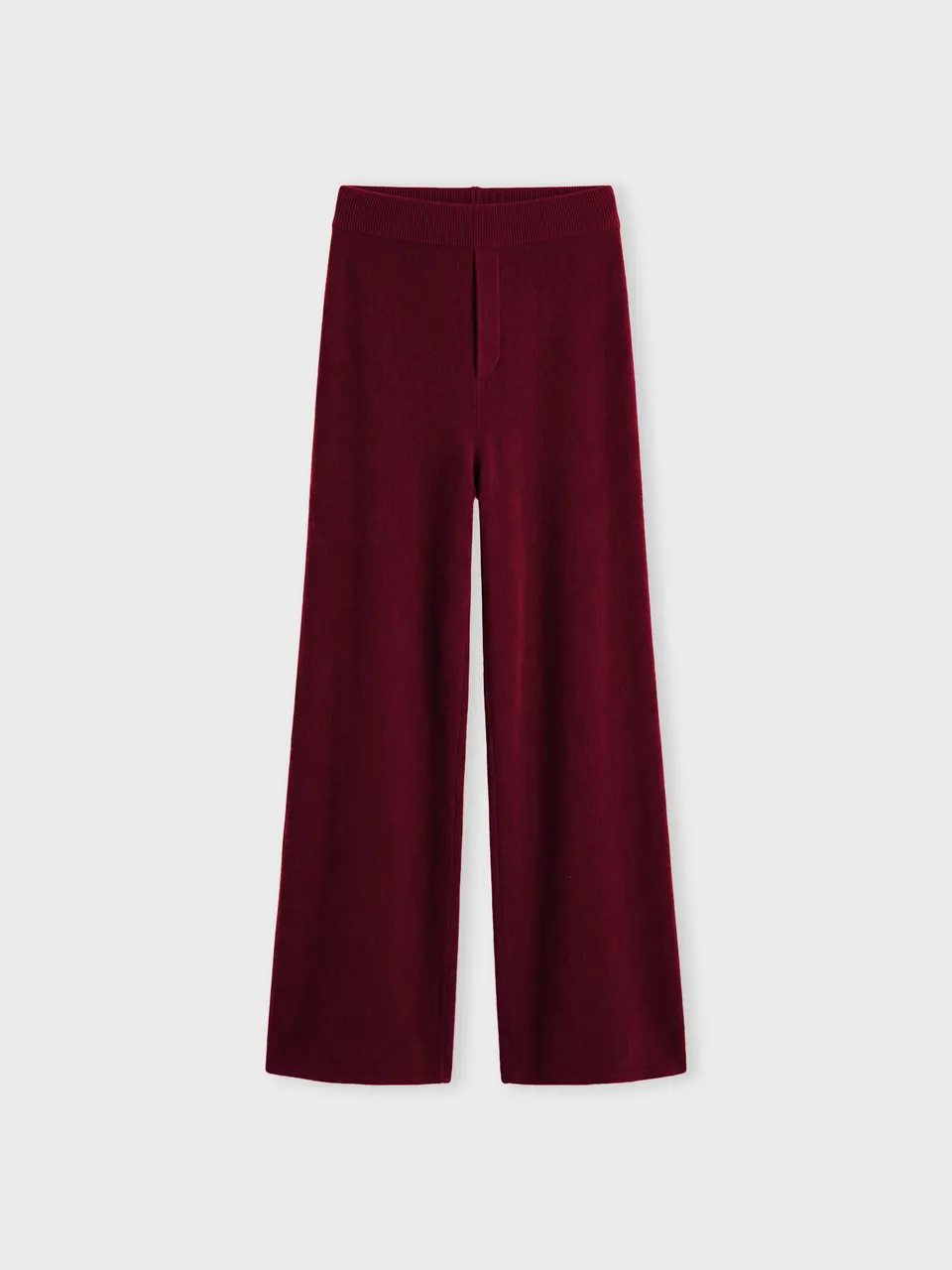 absolut-anneli-hose-damen-kaschmir-bordeaux-bootcut image 1