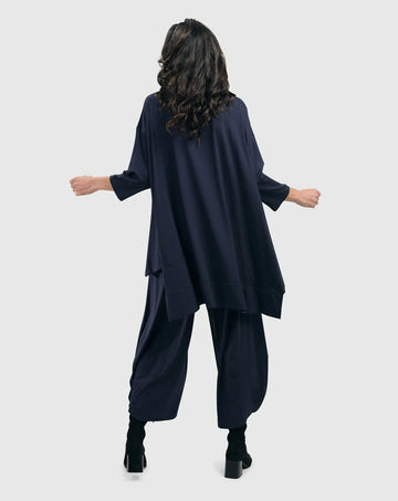 alembika-essential-oversized-trapeze-top-navy-damen-tunikatop image 7