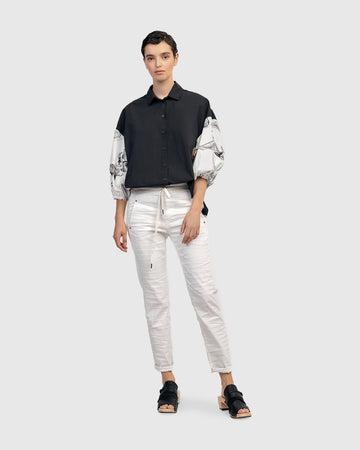 alembika-urban-dakar-bluse-botanica-schwarz-wei image 5