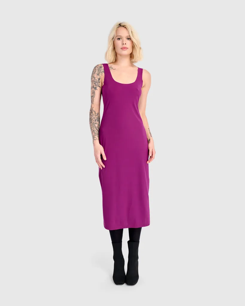 alembika-essential-slip-dress-damen-slipkleid-fuchsia image 1