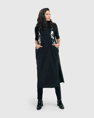 alembika-tekbika-sleeveless-apron-tunic-dress-floral-damen-tunika-kleid image 7
