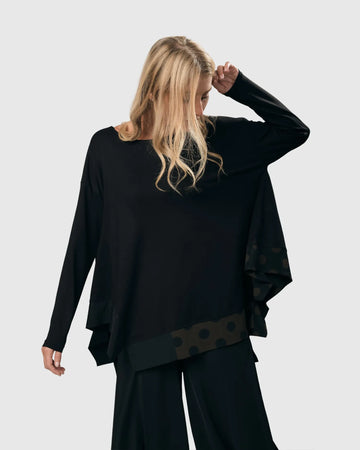 alembika-tekbika-dot-trapeze-top-tunika-khaki image 4