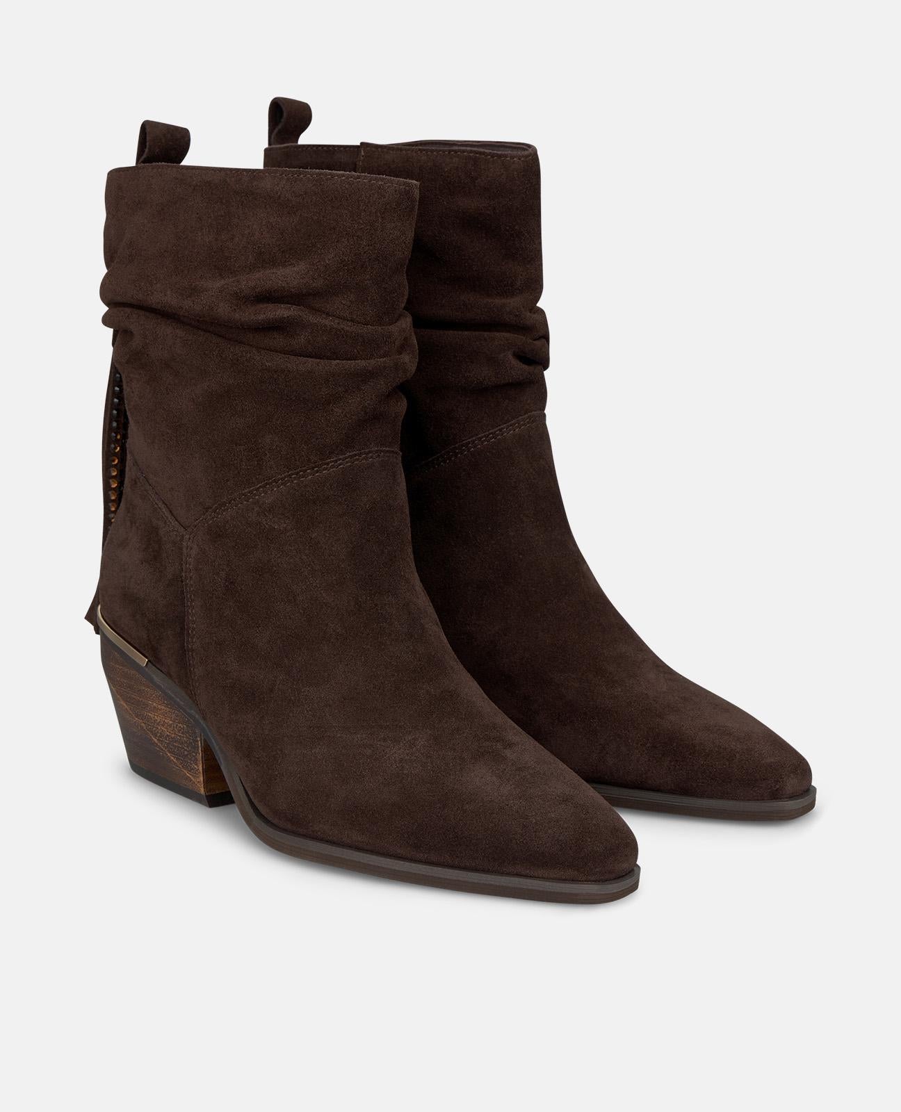 alma-en-pena-stiefelette-braun-suede-fransen-blockabsatz-6-5-cm image 2