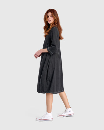 alembika-harper-shirtdress-jet-denim-damen-blusenkleid-midi image 4