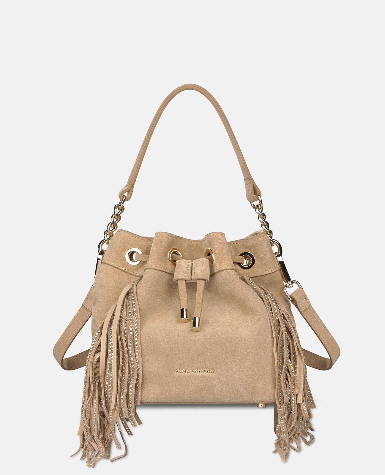 alma-en-pena-fringed-candy-leder-clutch-arena-umh-ngetasche image 1
