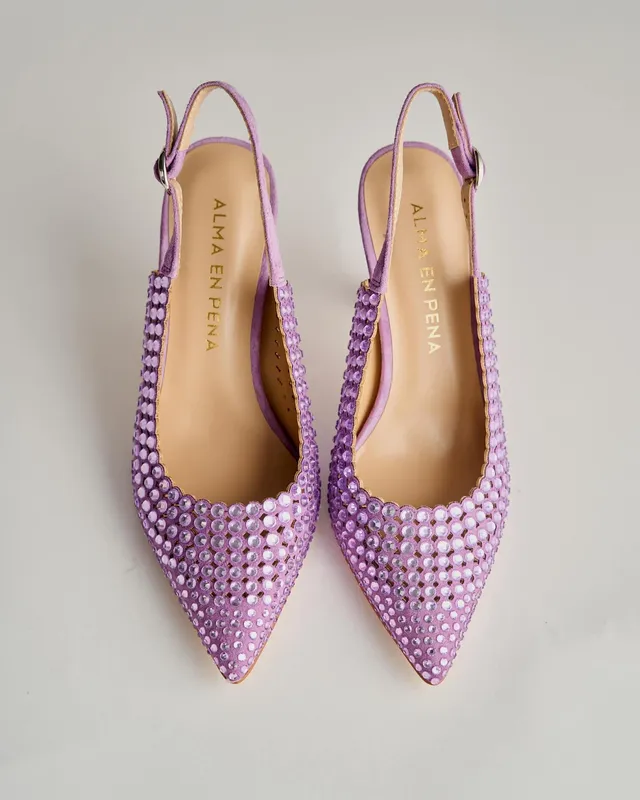alma-en-pena-high-heel-pumps-violeta-9-cm-mit-strass-schnalle image 1