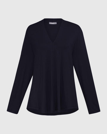 alembika-essential-v-neck-tunika-lange-tunika-mit-3-4-arm image 7