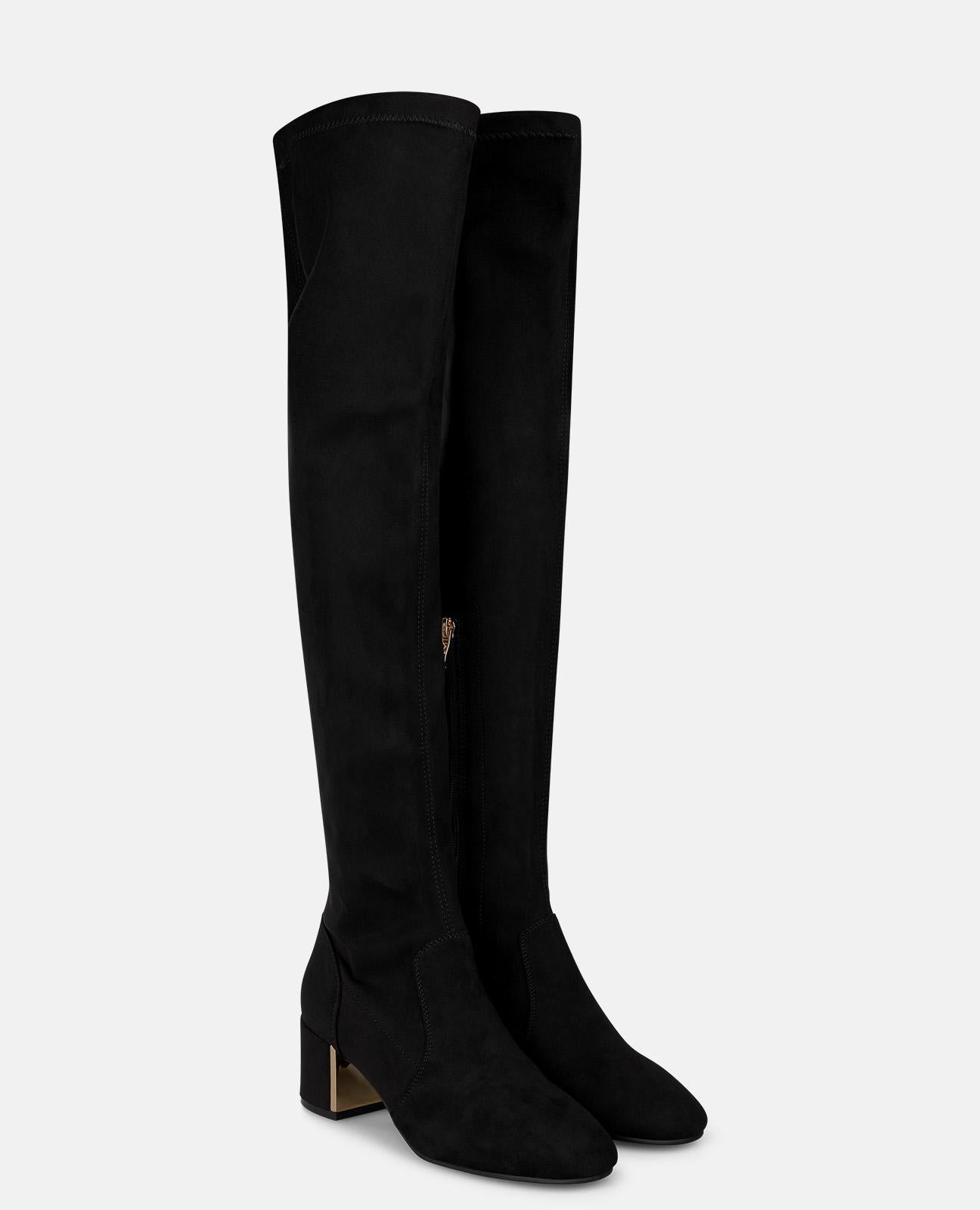 alma-en-pena-high-top-stiefel-aus-kunstleder-schwarz-5-5-cm image 2