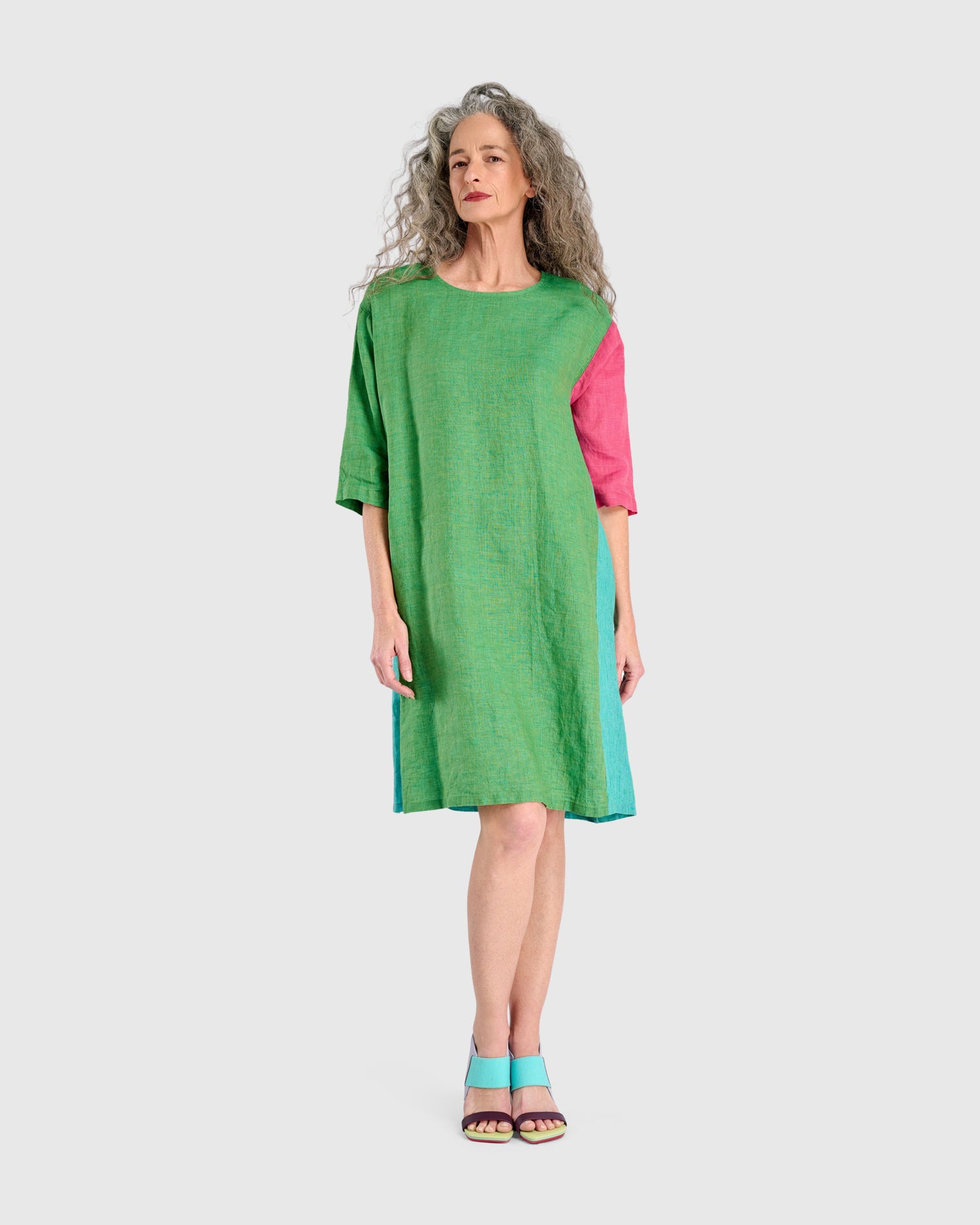 alembika-lychee-linen-dress-damen-leinenkleid-tropical-mix image 7