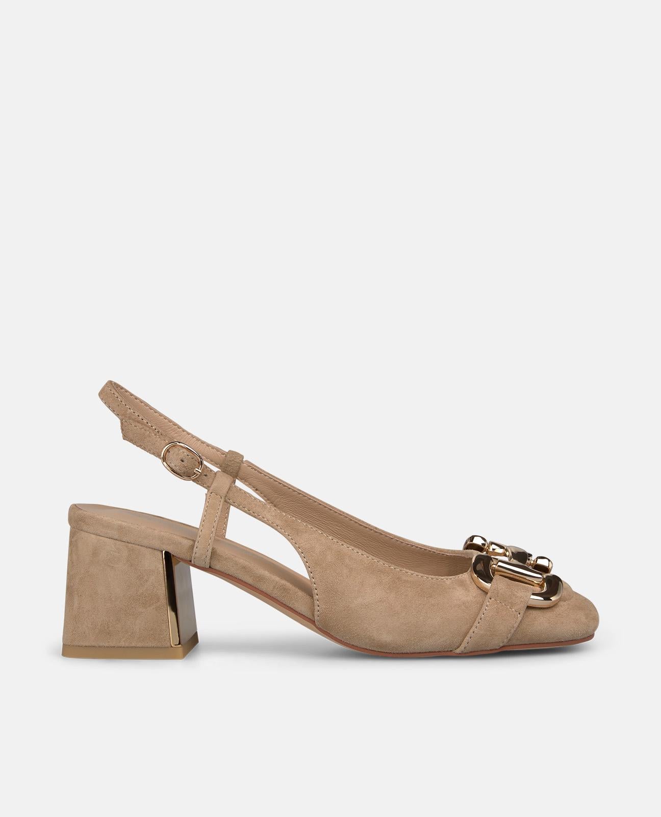 alma-en-pena-slip-on-shoe-with-buckle-pumps-arena-5-5-cm image 1
