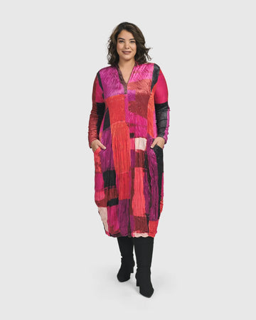 alembika-sunset-strip-cocoon-dress-magenta-cocktailkleid image 6