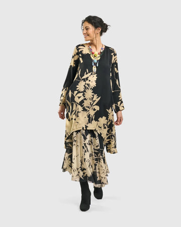 alembika-secret-garden-swing-skirt-floral-damen-rock image 8