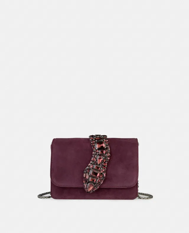 alma-en-pena-snake-klappen-schultertasche-bordeaux image 1