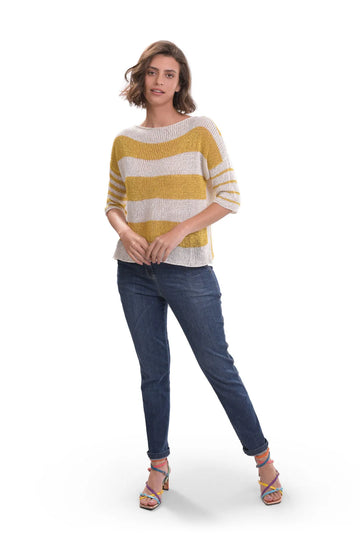 alembika-luxe-reversible-sweater-yellow-wendepullover image 4