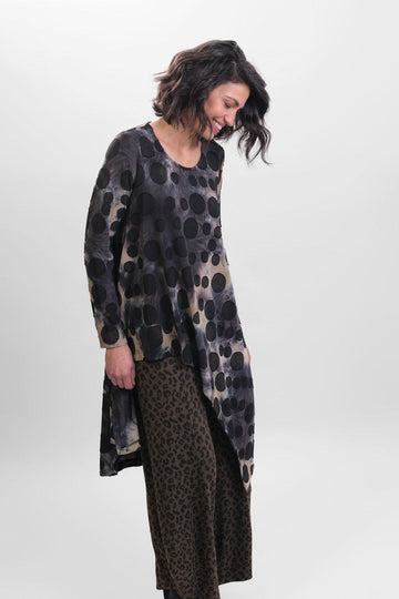 alembika-echo-hi-lo-tunika-jacquard-top-coffee image 6