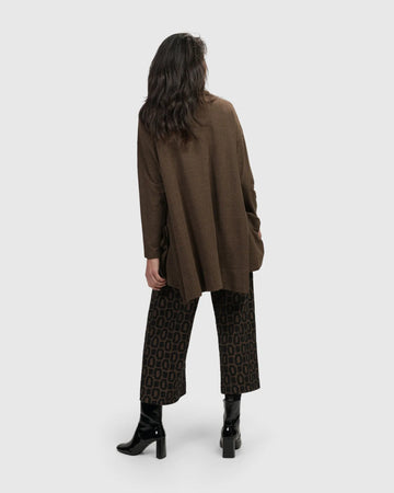 alembika-essential-trapeze-top-brown-a-linien-tunika image 7
