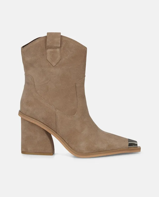 alma-en-pena-stiefelette-strukturiert-damen-high-heel-bootie-vison-8-cm image 1