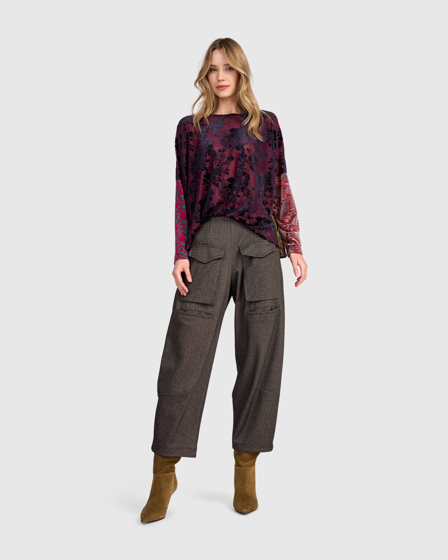 alembika-atelier-herringbone-hose-taupe image 2