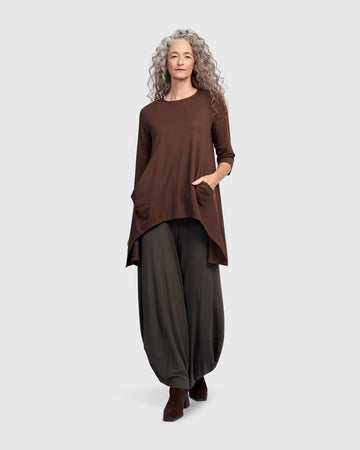 alembika-essential-cutout-tunika-damen-umber image 6