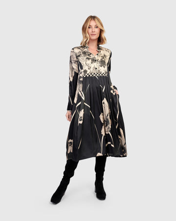alembika-filigree-babydoll-shirtdress-mix-midi image 8