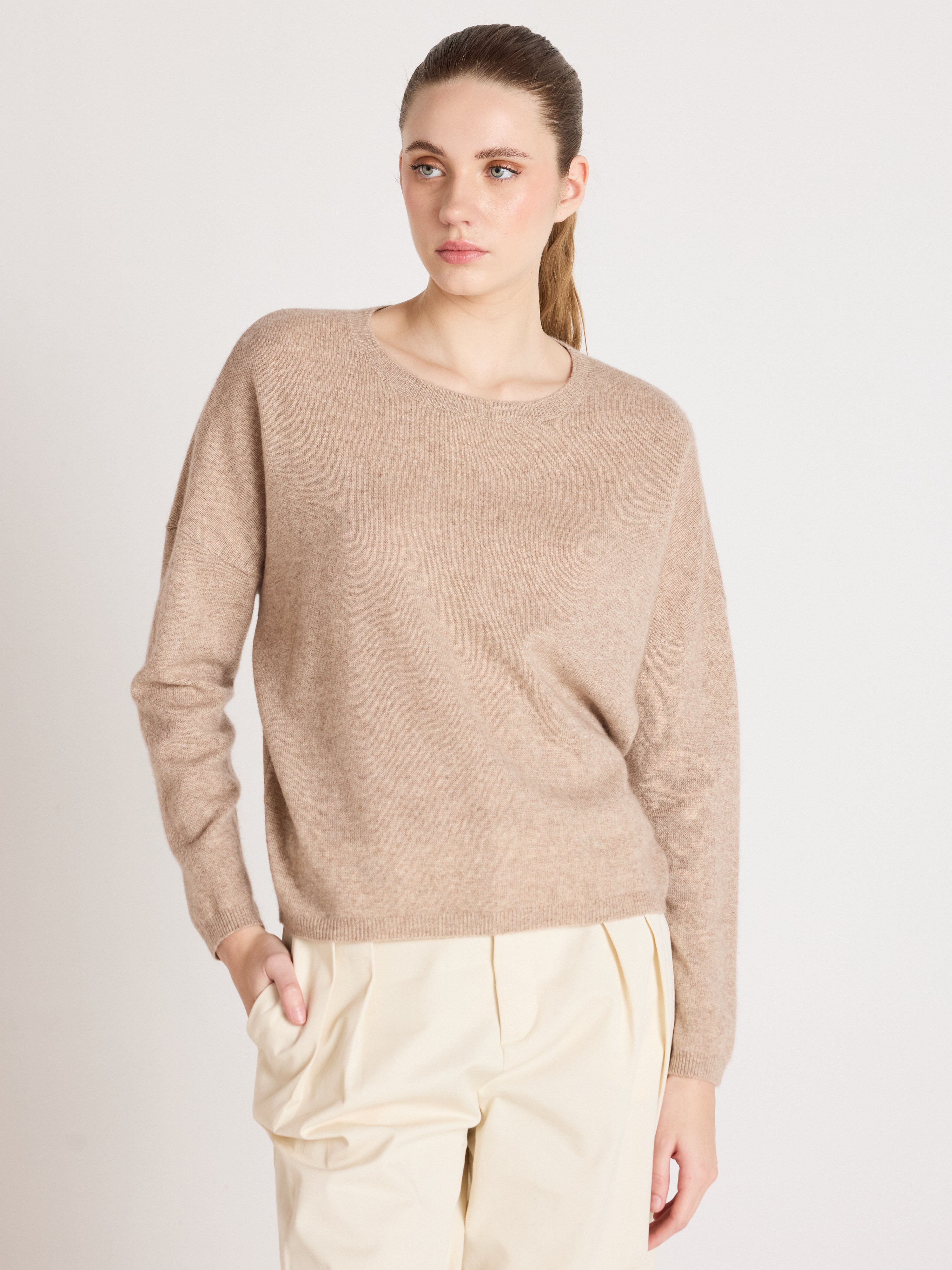absolut-kaira-pullover-rundhals-100-kaschmir-damen image 1