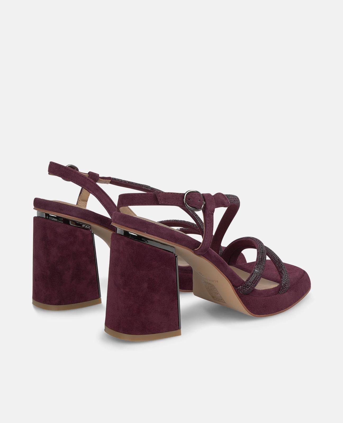 alma-en-pena-sandalen-mit-absatz-bordeaux-strass-8-5-cm image 3