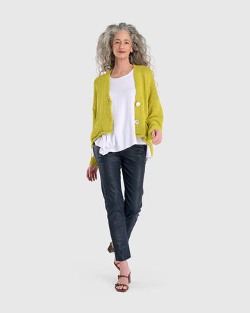 alembika-simply-slouchy-cardigan-strickjacke-gelb image 6
