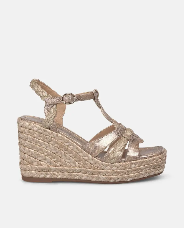 alma-en-pena-wedge-sandals-esparto-keil-camel-9-cm image 1