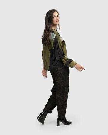alembika-alfresco-market-top-olive-damen-bluse image 4