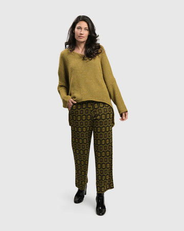 alembika-siesta-oversized-sweater-ochre-strickpullover image 4